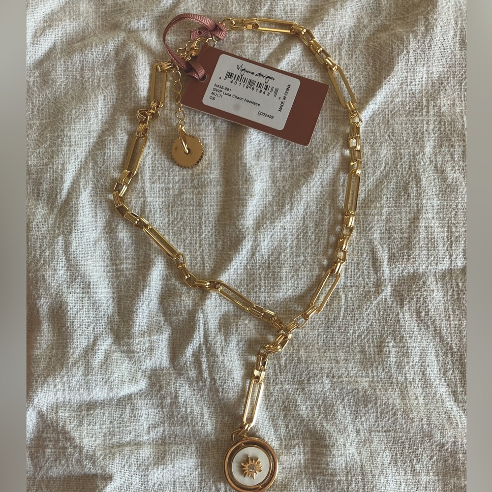 Mignonne Gavigan Luna necklace with sun and stars NWT